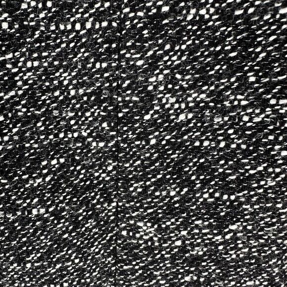 Lafayette 148 Blazer Women 2 Black White Tweed Snap Button Raw Hem Office Career - Picture 11 of 12